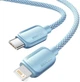 Кабель ESSAGER Breeze USB Cable USB-C to Ligthning 2 м 20W Blue (EXCTL-WLA03-P) - изображение 3