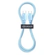 Кабель ESSAGER Breeze USB Cable Type C to Type C 1 м 100W Blue (EXCTT1-WL03-P) - изображение 4