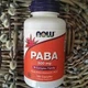 Парааминобензойная кислота NOW PABA 100 капс - изображение 5