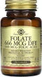 Фолієва кислота (фолат) Solgar Folate 666 mcg DFE (Folic Acid 400 mcg) 250 таблеток - зображення 1