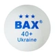 Мячики BAX 3*** TABLE TENNIS BALLS WHITE 4 шт. 140624 - изображение 2