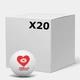 Yinhe Red heart Limited Edition 40+ — Мячи для настольного тенниса 20 штук - изображение 1