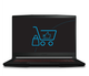 Игровой ноутбук MSI GF63 Intel Core i7-12650H / 10 ядер / RAM 8 ГБ / SSD 512 ГБ / RTX3050 144 Гц / Черный - изображение 2