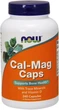 Кальций Магний NOW Cal-Mag Caps 240 капс минеральный комплекс - изображение 1