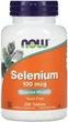 Селен NOW Selenium 100 мкг 250 таб - изображение 1