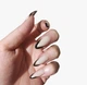 Накладні нігті із клеєм Technic Cosmetics Almond - Coloured French Tip 24 шт. Чорний. Золотистий. Молочний - зображення 2