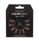 Накладные ногти с клеем Technic Cosmetics Squareletto - Rose Gold Glitter 24 шт. Темно-розовый - изображение 3