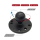 Кругла монтажна основа CH - RAM з кулькою 1" розмір B (25,4 mm) - изображение 3