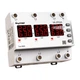 Трифазне реле напруги з контролем струму DigiTop VA-3F63A M6R - зображення 1