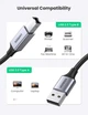 Кабель UGREEN US369 USB 2.0 to USB type B USB Printer Cable для принтерів, сканерів, БФП 2 м Black (80803) - изображение 2