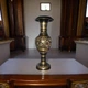 Напольная бронзовая ваза, 31x11x11см, Черная с золотистым узором - изображение 3