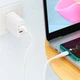 Кабель HOCO X93 Force fast charging data cable USB-Type-C 100W 1 метр 6931474790682 білий - зображення 3
