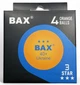Теннисные шарики BAX 3 STAR 40+ Ukraine white/orange 8 шт - изображение 2