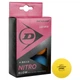 Набор мячей для настольного тенниса Dunlop Nitro Glow 679349 6 мячей в комплекте - изображение 1