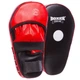Лапа Пряма подовжена шкіряна (2шт) BOXER Кікбоксерська (р-р 40х21х4, 5см, Чорний-червоний) (2007-01_Чорно-червоний) - изображение 1