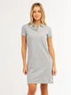 Платье-футболка миди летнее женское U.S. Polo Assn 216212-ZH00A XS Серое (786660526196) - изображение 1