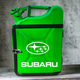 Подарочная канистра мини-бар с дозаправкой 10л SUBARU марка авто, uwest, Зеленая - изображение 1