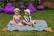 Розкладний пляжний зручний легкий килимок від Outdoors Pocket Mat 140 х 150 см Помаранчовий - зображення 8