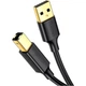 Кабель для принтера UGREEN US135 USB 2.0 AM to BM Print Cable 1м Black (UGR-20846) - зображення 1