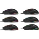 Проводная игровая мышка Defender Wolverine GM-700L RGB 7 кн 12800 dpi Black (52700) - изображение 9