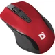 Беспроводная безшумная мышка Defender Prime MB-053 6 кн 1600 dpi Red-Black (52052) - изображение 4