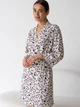 Халат женский BARWA garments 0099 S Молочный (2110000991128) - изображение 9