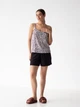 Пижама (майка + шорты) женская BARWA garments 0340/313 S Леопард (2113403131153) - изображение 5