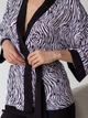 Пижама (рубашка + штаны) женская из вискозы BARWA garments 0345/344 L Розовая зебра (2113453443183) - изображение 9