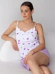 Пижама (майка + шорты) женская больших размеров муслиновая BARWA garments 0327/329 XL Сиреневая (2113273294118) - изображение 13