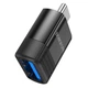 Адаптер перехідник Borofone BV18 ​​Type-C to USB 3.0 чорний - зображення 2