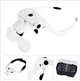 Очки-лупа бинокулярные 9892B2C Magnifier c LED подсветкой для ремонта и увеличительными стеклами ( код: 9892B2 ) - изображение 4