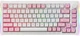 Бездротова (Bluetooth + 2,4G) механічна клавіатура АККО 5075B Plus Prunus Lannesiana з HOT SWAP CS Silver RGB УКР/АНГЛ - зображення 1