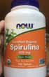 Спирулина NOW Spirulina 500 mg organic 500 таб - изображение 9