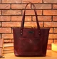 Сумка-шоппер "Tote Bag" кожаная S бордо - изображение 1