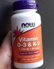 Вітаміни Д3 К2 NOW Vitamin D-3 K-2 1000 IU 45 мкг 120 капс - зображення 5