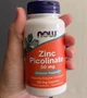 Цинк NOW Foods Zinc Picolinate 50 мг 120 капс - изображение 10