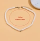 Колье в классическом стиле Pearl Heart ожерелье на шею из искусственного жемчуга, белый (86163085) - изображение 4
