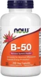Комплекс витаминов группы Б NOW Foods B-50 250 капс - изображение 1