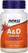 Вітамін A Д NOW Vitamin A&D 100 гелевих капсул - зображення 1