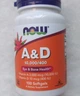 Вітамін A Д NOW Vitamin A&D 100 гелевих капсул - зображення 6