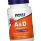 Вітамін A Д NOW Vitamin A&D 100 гелевих капсул - зображення 8