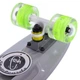 Скейт пенни борд Penny My Go Fish Skateboards 405-12 со светящимися колесами Grey-Green - изображение 4