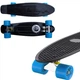 Скейт Пенни Борд Penny My Go Fish Skateboards 22" Черный, голубые колеса - изображение 2