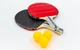 Набор для настольного тенниса Racket MK 0206 Profi 2 ракетки + 3 мяча - изображение 2