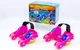 Ролики на п'яту Profi Flashing Roller My Go 0032 рожевий - зображення 1