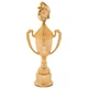 Кубок спортивный с ручками и крышкой приз спортивный SP-Sport Heroe 8972A высота 56 см Gold - изображение 1