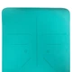 Коврик для фитнеса и йоги двухслойный с разметкой TPE Zelart Fit 2430 6мм Mint-Brown - изображение 5