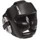 Шлем боксерский с полной защитой Zelart Heroe 1355 размер XL Black-Silver - изображение 1