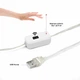 LED USB светильник с бесконтактным выключателем 2 метра REX strip холодный свет - изображение 5