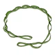 Стрічка для розтягування Record Sport Stretch Strap My Fit F040 12 петель чорний-зелений - зображення 1